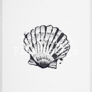 Tattoo ontwerp van een handgemaakte tekening met brushstrokes