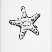 Tattoo ontwerp van een handgemaakte tekening met brushstrokes