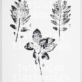 Dotwork tattoo design van een botanische prints