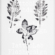 Dotwork tattoo design van een botanische prints